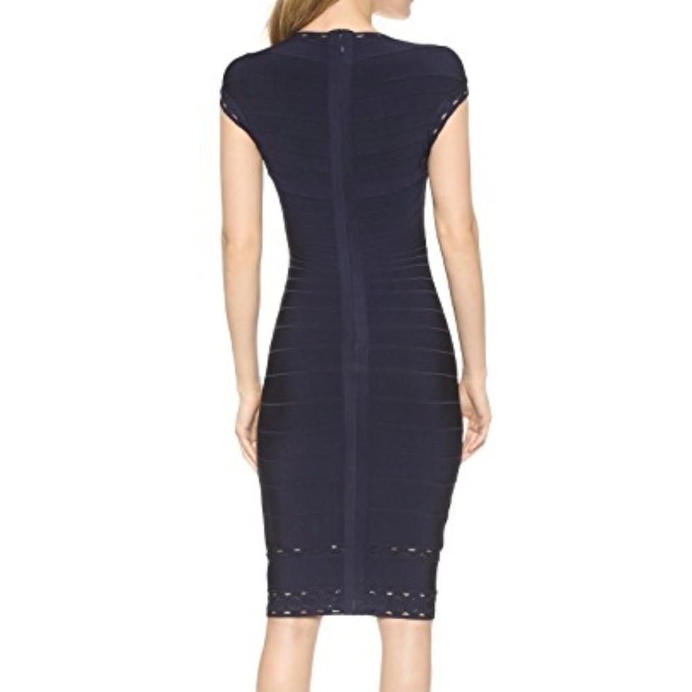 NWT Herve Leger Delfine Bandage Dress - Picture 2 of 8